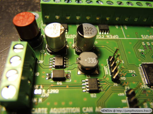 Carte Acquistion STM32 alim