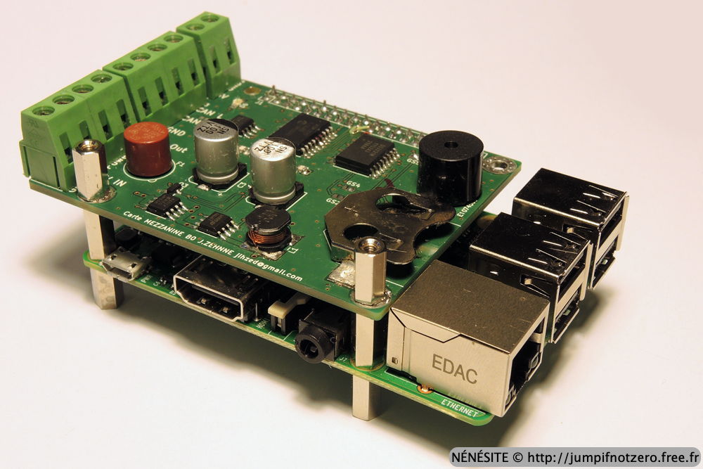 carte mezzanine pour RPI