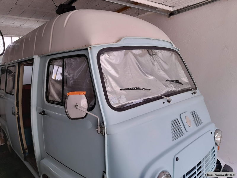 vue exterieure coté brillant du rideau