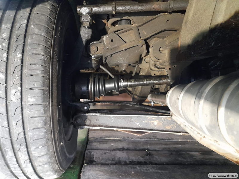 demi train remonté avec le nouveau soufflet