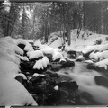 Ruisseau dans la neige
