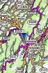 echelle 12k, voies nationales